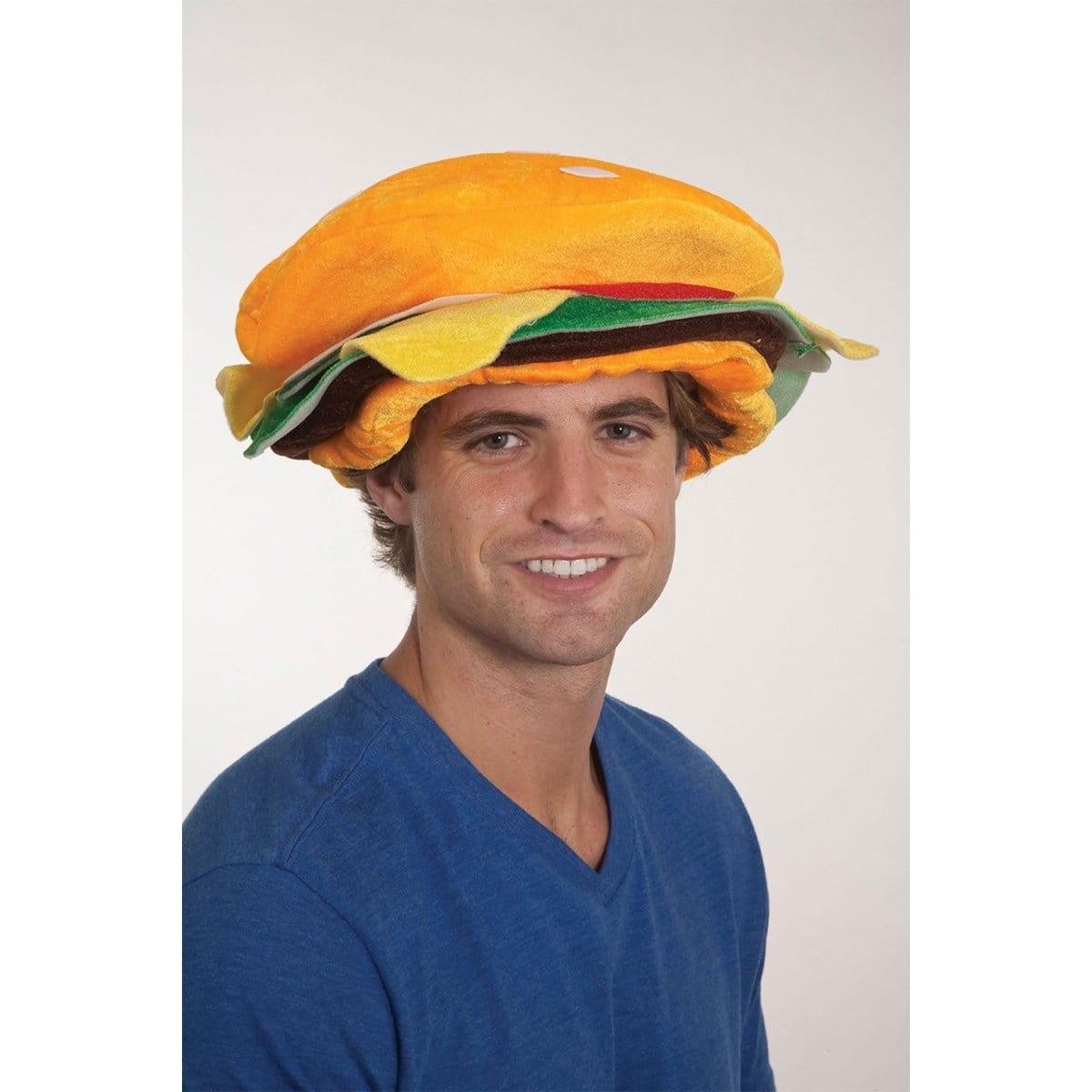Buy Costume Accessories Hamburger hat for adults sold at Party Expert