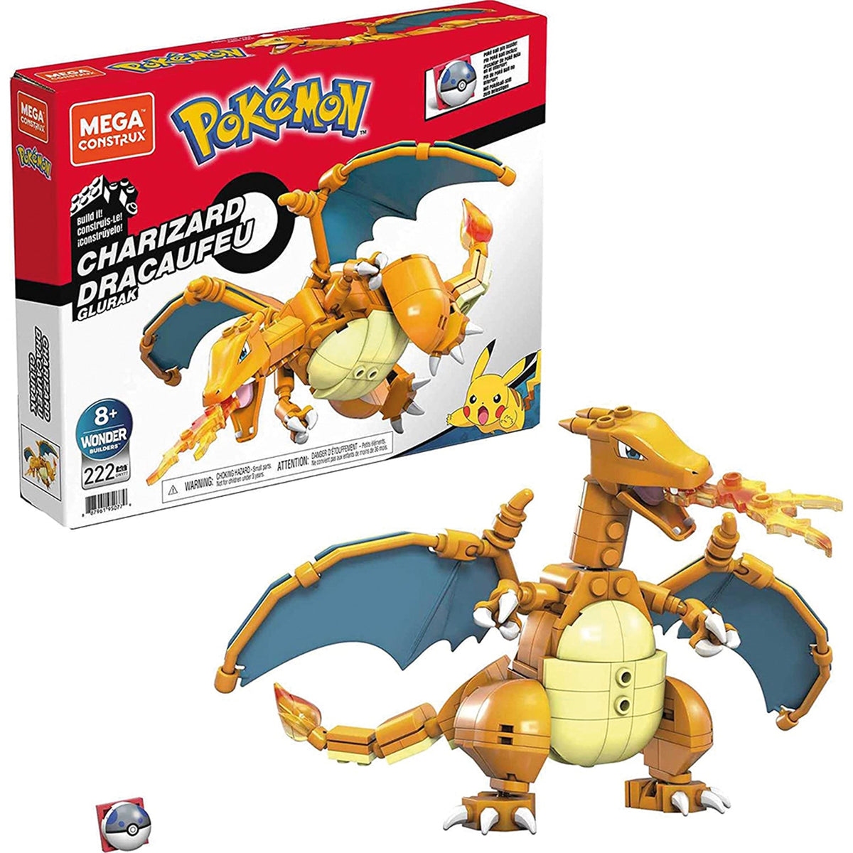 JOUET K.I.D. INC. Toys & Games Mega Construx™ Pokémon, Charizard, 1 Count