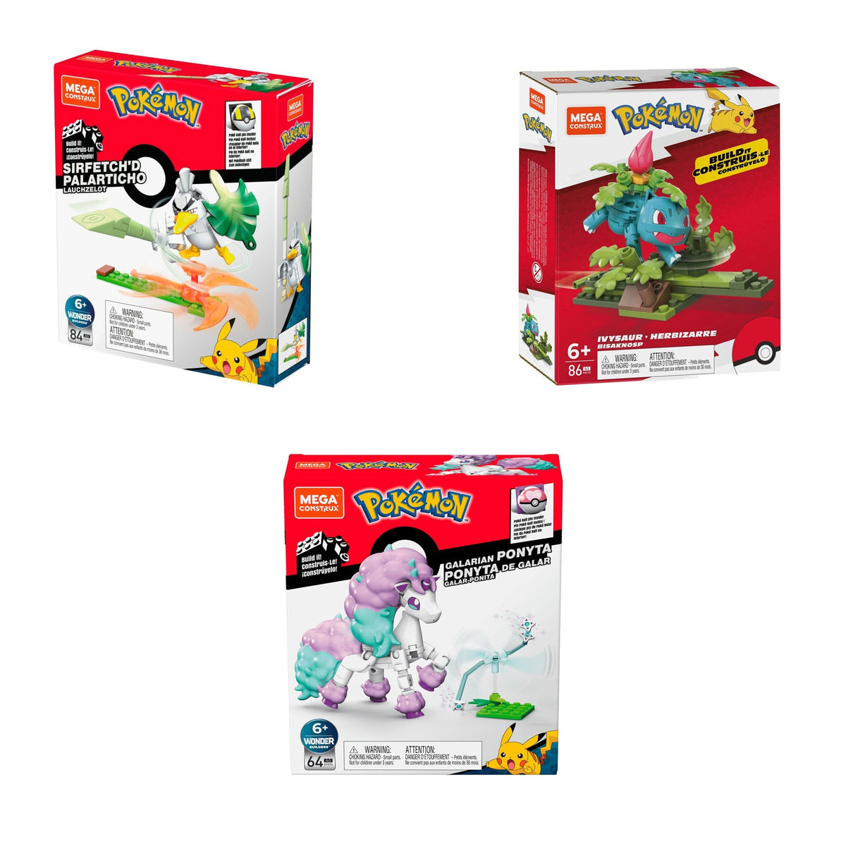 JOUET K.I.D. INC. Toys & Games Mega Construx™ Pokémon, Power Pack, Assortment, 1 Count 194735048083
