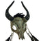 KBW GLOBAL CORP Costume Accessories Ancestral Demon Mask with Horns for Adults 831687024986
