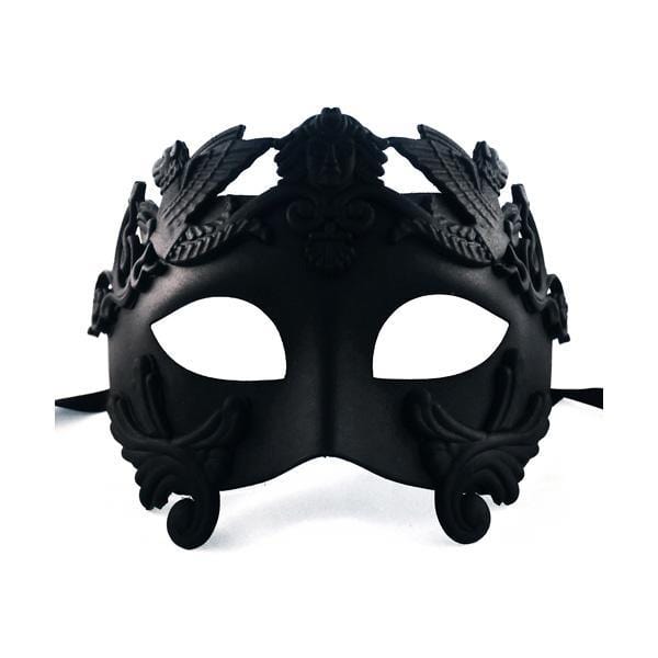 Buy Costume Accessories Black roman masquerade mask sold at Party Expert
