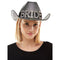 KBW GLOBAL CORP Costume Accessories Bride Grey Cowboy Hat, 1 Count