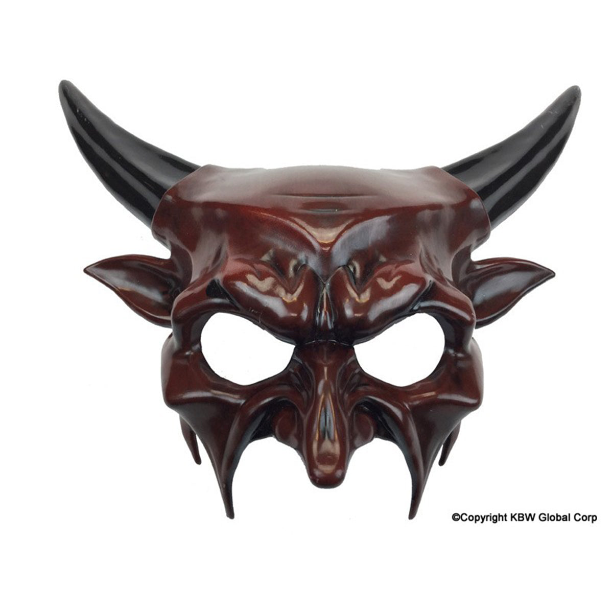 KBW GLOBAL CORP Costume Accessories Demon Mask for Adults 831687012426