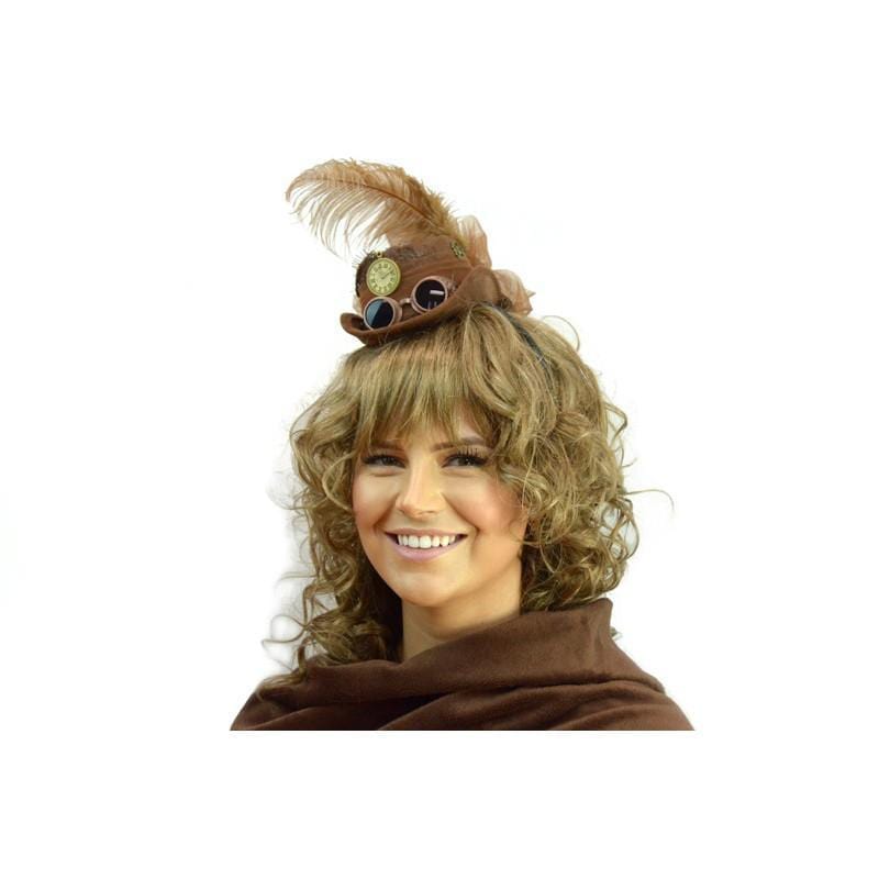 Buy Costume Accessories Mini brown hat headband for adults sold at Party Expert