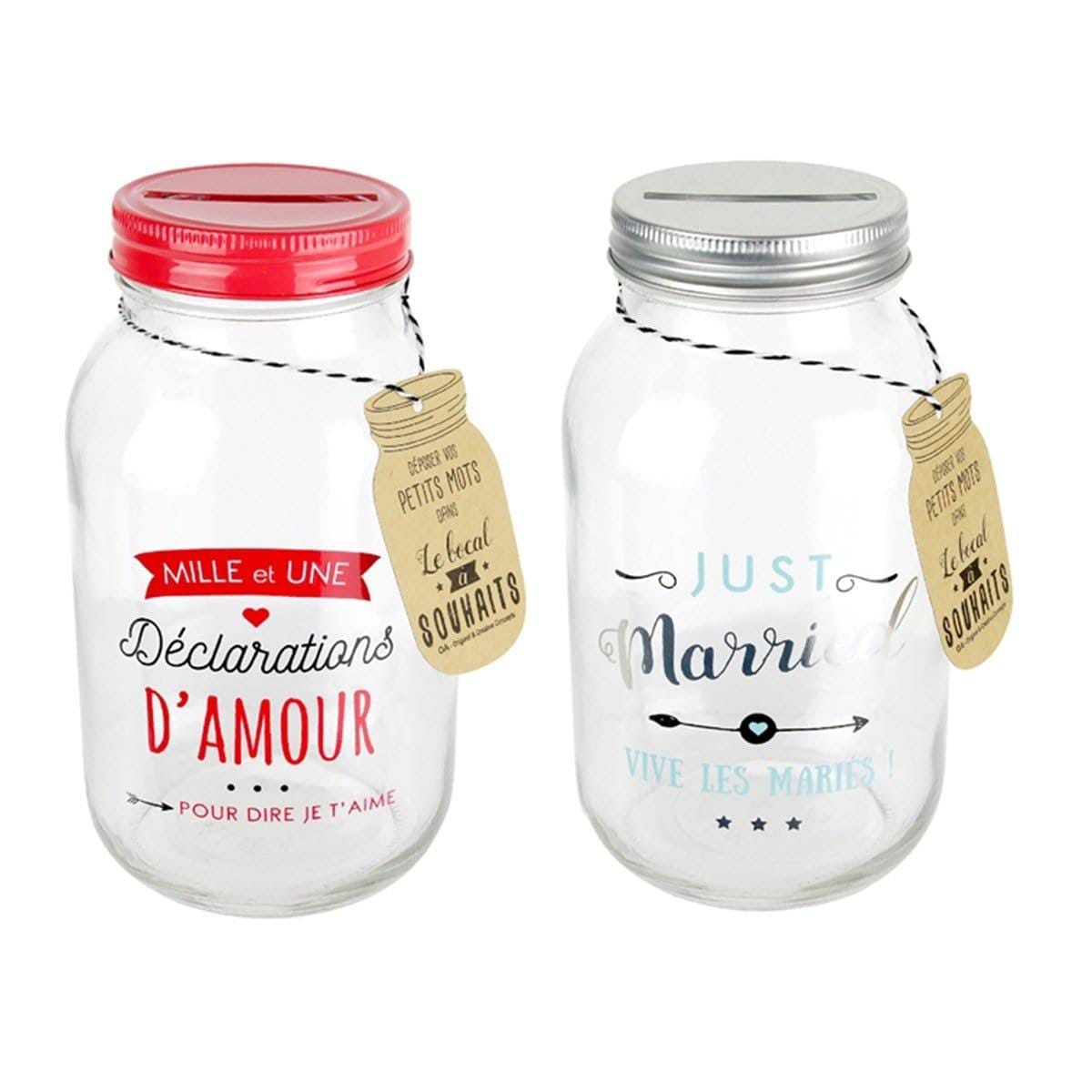 Buy Wedding Wish Jar - Mariage Asst. sold at Party Expert