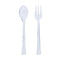 Buy Plasticware Combo Mini Forks and Spoons - Clear 48/pkg sold at Party Expert