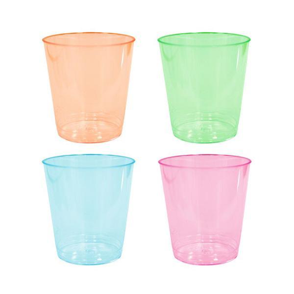 Buy Plasticware Mix Tumblers - Neon 2 oz 60/pkg sold at Party Expert