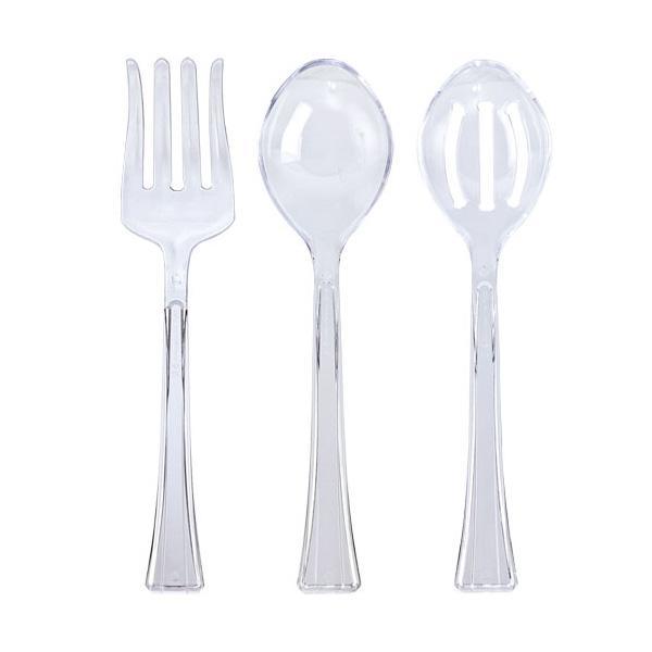 Buy Plasticware Serving Set - Clear 3/pkg sold at Party Expert
