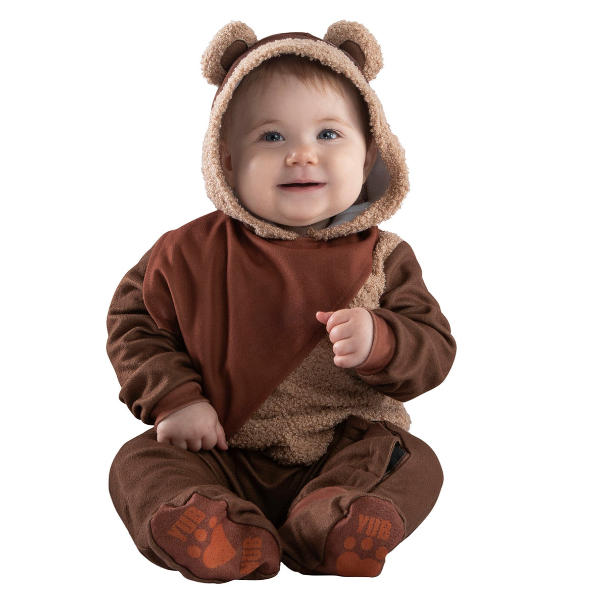 KROEGER Costumes Disney Star Wars Ewok Costume for Babies, Brown Jumper