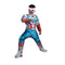 KROEGER Costumes Marvel Avengers Falcon Costume for Kids, Blue and Red Padded Jumpsuit