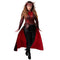 KROEGER Costumes Marvel Dr. Strange Scarlet Witch Costume for Adults, Red and Black Bodice