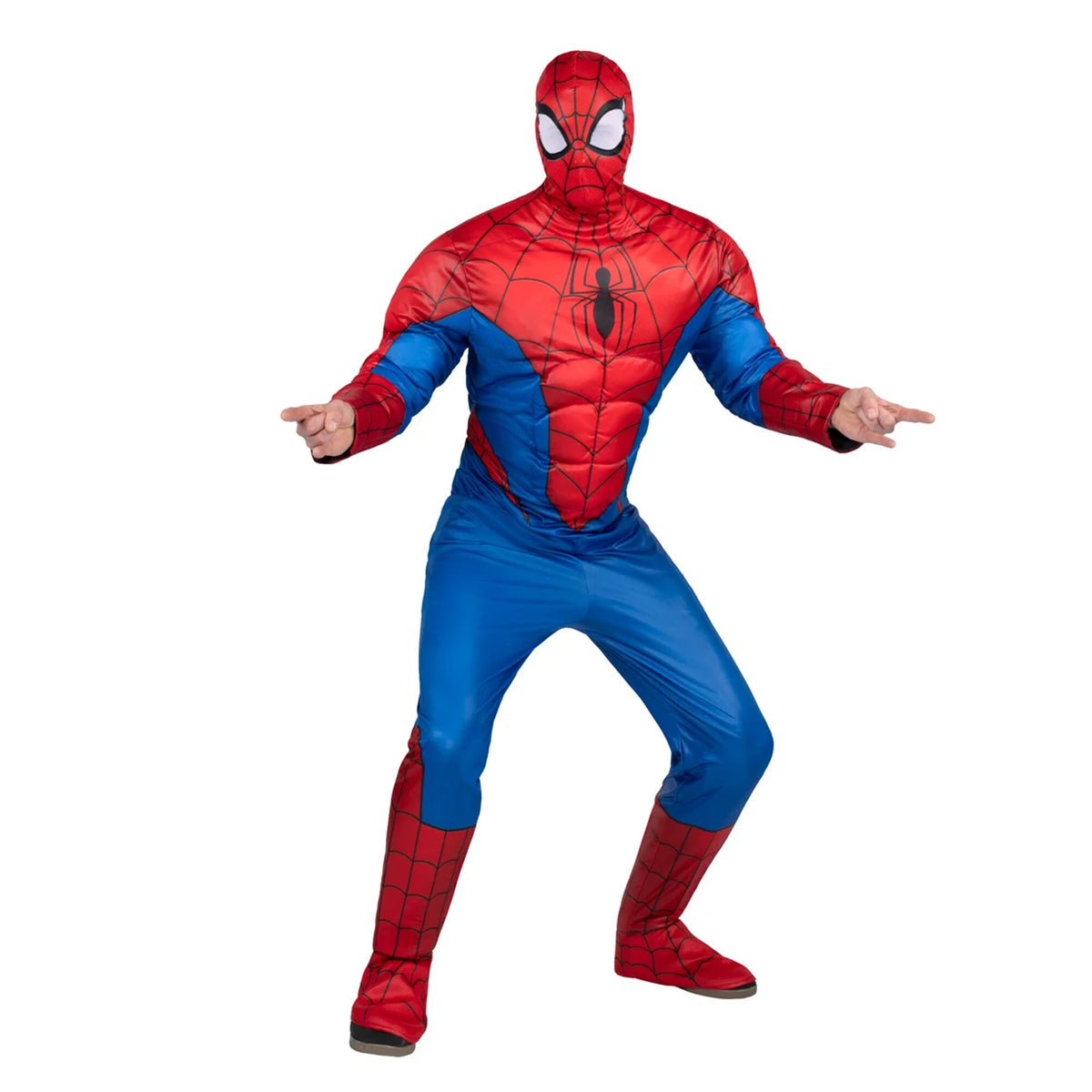 KROEGER Costumes Marvel Spider-Man Costume for Adults, Padded Jumpsuit