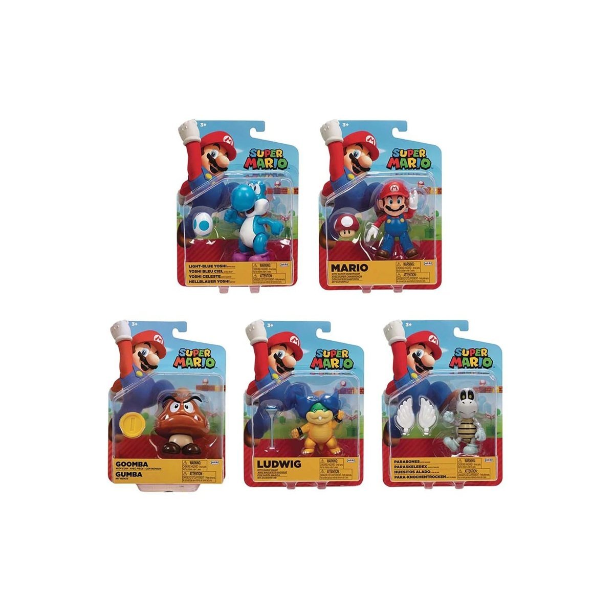 Moveable Mario Nintendo Super Mario Poseable Figure, 4 Inches | Party Expert