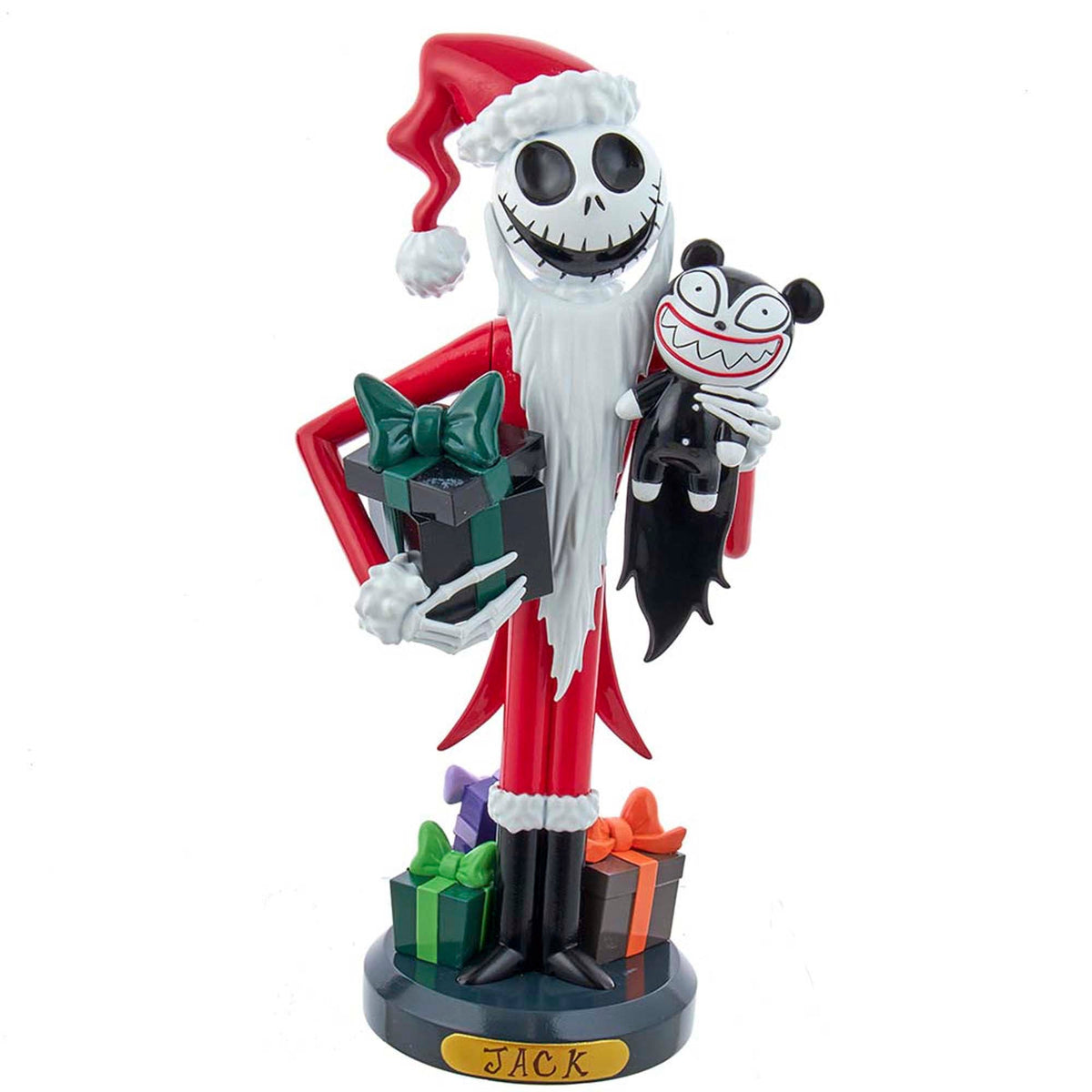KURT S. ADLER INC Christmas Disney, The Nightmare Before Christmas, Jack Skellington with Vampire Nutcracker, 10 Inches, 1 Count 086131675201