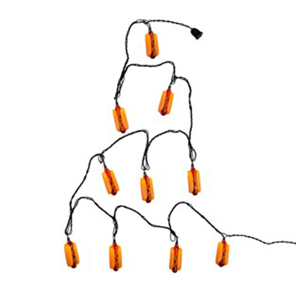 KURT S. ADLER INC Christmas Hot Dog Light Set, 108 Inches, 1 Count 086131591761