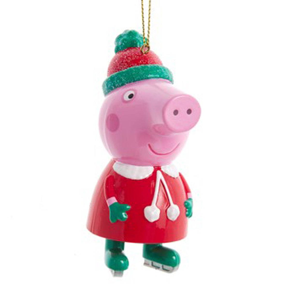 KURT S. ADLER INC Christmas Peppa Pig Ornaments, 3,5 Inches, 1 Count 086131603747
