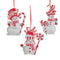 KURT S. ADLER INC Christmas Peppermint Snowman Ornaments, 4 Inches, Assortment, 1 Count 086131635298