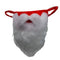 KURT S. ADLER INC Christmas Santa Beard Mask, 9,84 Inches, 1 Count 086131697791