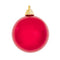 KURT S. ADLER INC Christmas Shiny Red Christmas Ball, 3,9 Inches, 1 Count 086131737817