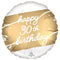 Buy Balloons 30th Gold Birthday Foil Balloon, 18 Inches sold at Party Expert