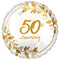 Buy Balloons 50th Anniversary Foil Balloon, 18 Inches sold at Party Expert