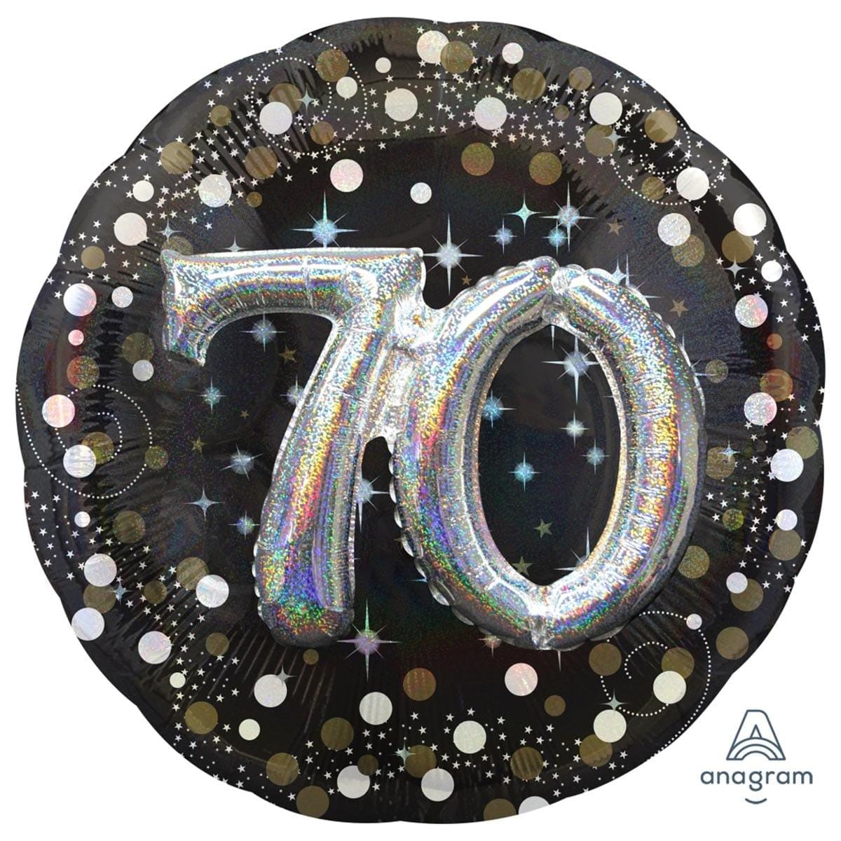 Buy Balloons 70th Birthday 3D Supershape Balloon sold at Party Expert