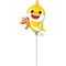 Buy Balloons Air Filled Baby Shark Foil Balloon sold at Party Expert