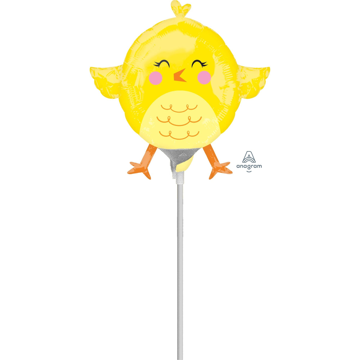 LE GROUPE BLC INTL INC Balloons Air Filled Easter Chicky Foil Balloon,14 Inches, 1 Count