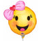 Buy Balloons Air Filled Emoji With Bow Foil Balloon sold at Party Expert