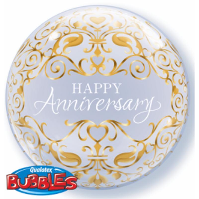 Buy Balloons Anniversary Classic Bubble Balloon sold at Party Expert