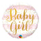 Buy Balloons Baby Girl Gold Foil Balloon, 18 Inches sold at Party Expert