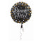 Buy Balloons Black and Gold Bonne Fête Foil Balloon, 18 Inches sold at Party Expert