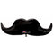 Buy Balloons Black Mustache Supershape Balloon sold at Party Expert