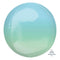 Buy Balloons Blue and Green Ombré Orbz Balloon sold at Party Expert