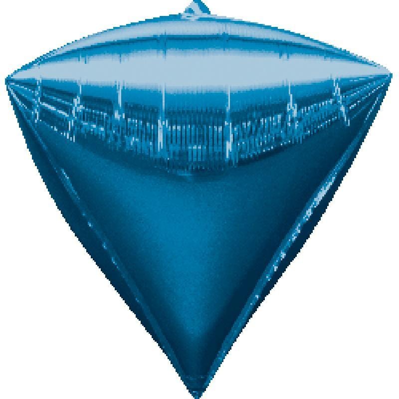 Buy Balloons Blue Diamondz Balloon, 16 Inches sold at Party Expert