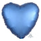 Buy Balloons Blue Heart Shape Foil Balloon, 18 Inches sold at Party Expert