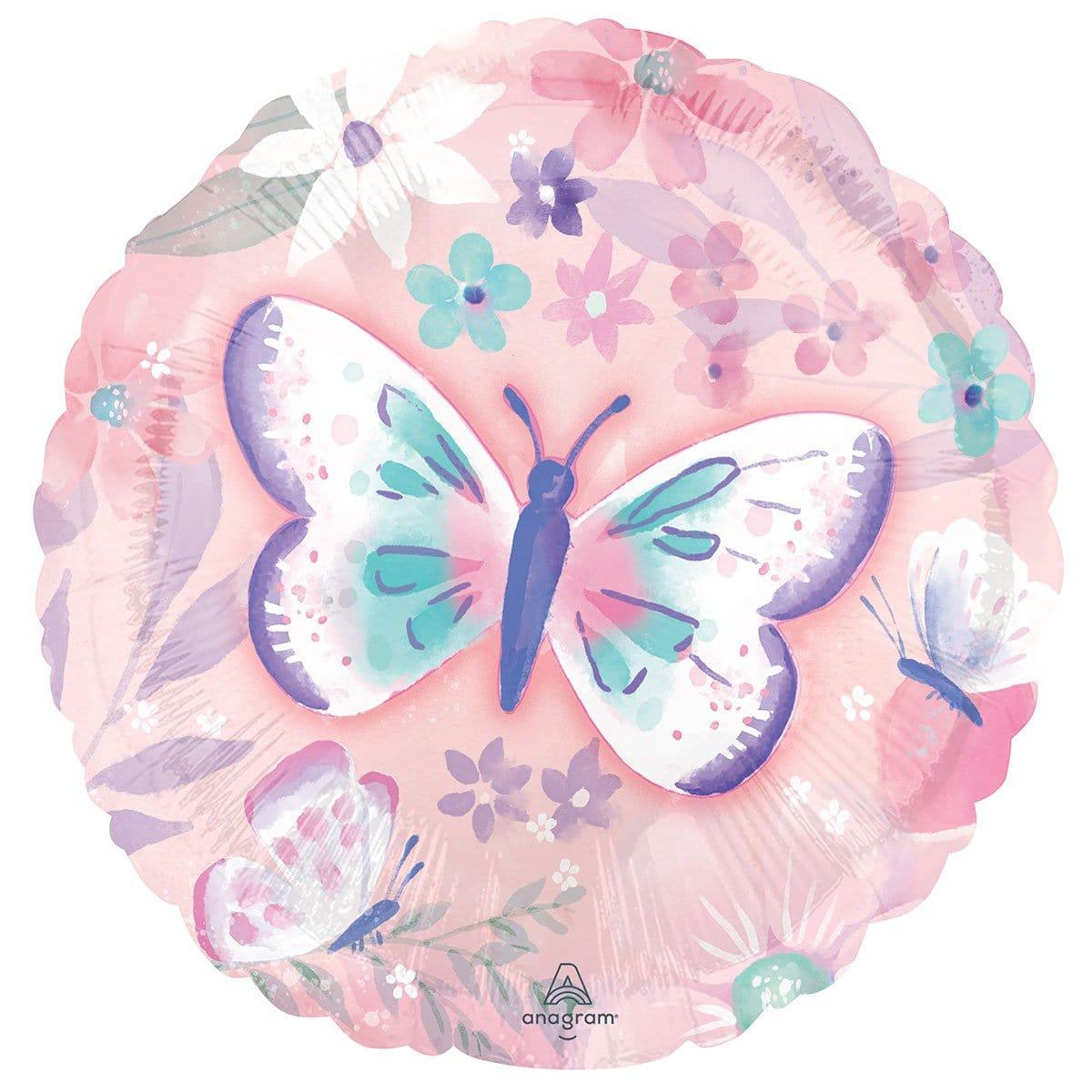 Buy Balloons Butterfly Mylar Balloon, 18 Inches sold at Party Expert