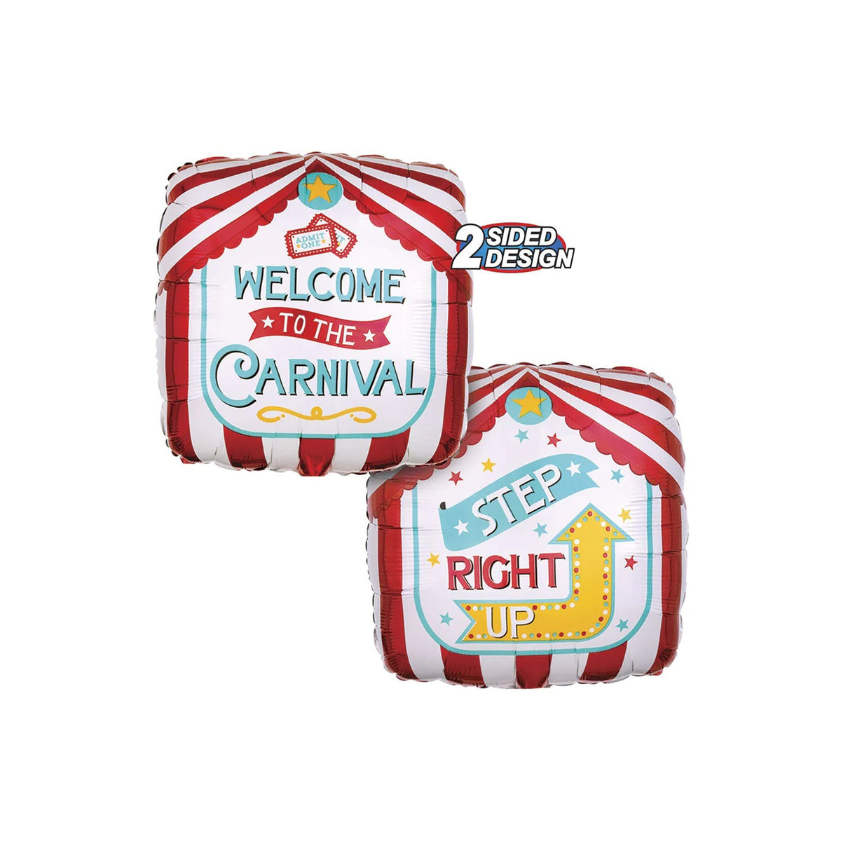 LE GROUPE BLC INTL INC Balloons Carnival Foil Balloon, 18 Inches, 1 Count