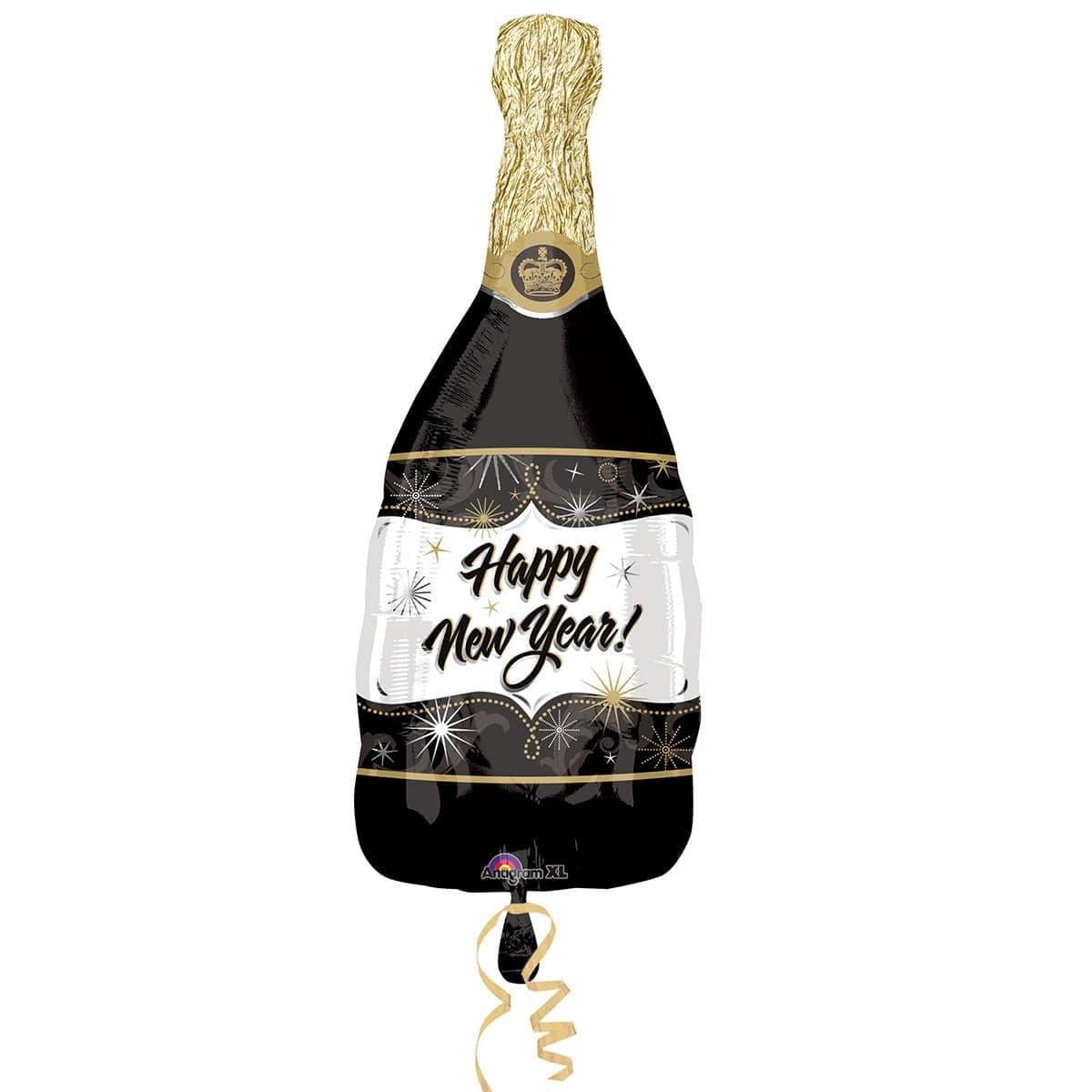 Buy Balloons Champagne New Year Supershape Balloon sold at Party Expert