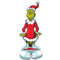 LE GROUPE BLC INTL INC Balloons Christmas Grinch Airloonz Standing Foil Air-Filled Balloon, 59 Inches 26635449298