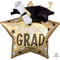 Buy Balloons Congrats Grad Star Supershape Balloon sold at Party Expert