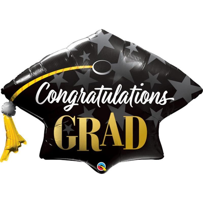 Buy Balloons Congratulations Grad Hat Supershape Balloon sold at Party Expert