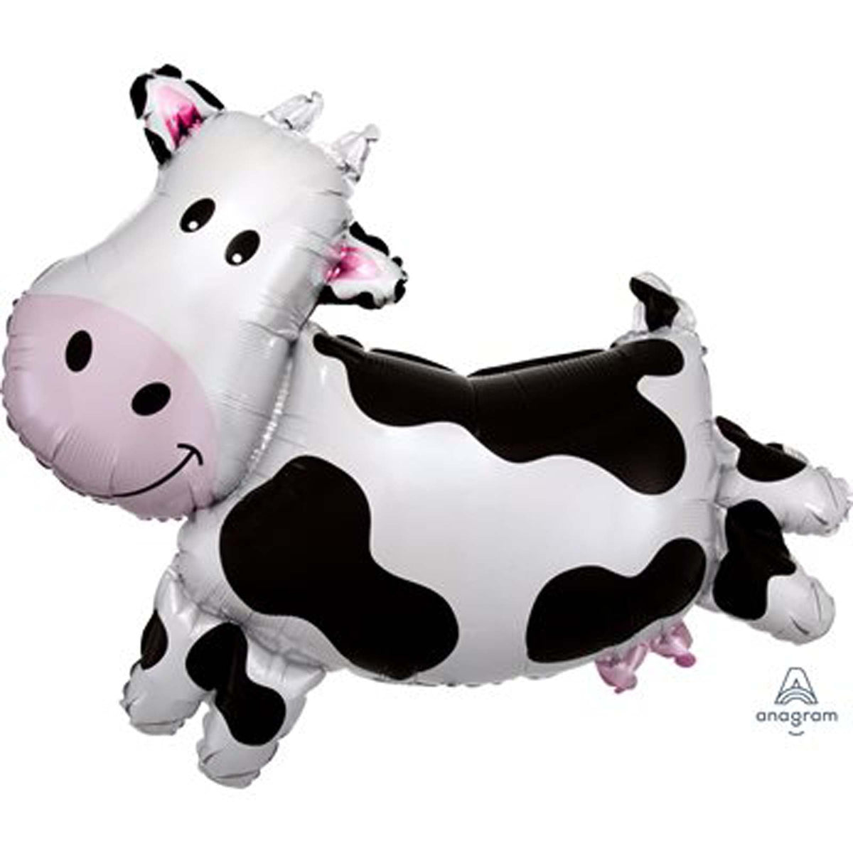 LE GROUPE BLC INTL INC Balloons Cow Supershape Foil Balloon, 28 Inches, 1 Count