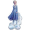 LE GROUPE BLC INTL INC Balloons Disney Frozen Elsa Airloonz Standing Air-Filled Balloon, 54 Inches, 1 Count
