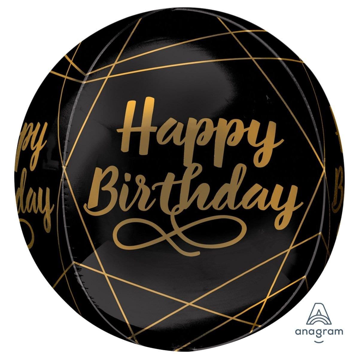 Buy Balloons Elegant Birthday Orbz Balloon sold at Party Expert