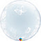 Buy Balloons Elegant Roses & Butterflies Bubble Deco. Balloon sold at Party Expert
