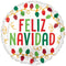 LE GROUPE BLC INTL INC Balloons Feliz Navidad Round Foil Balloon, 18 Inches 026635433808