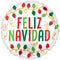 LE GROUPE BLC INTL INC Balloons Feliz Navidad Round Foil Balloon, 18 Inches 026635433808