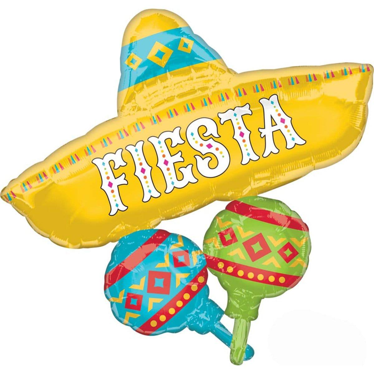 Buy Balloons Fiesta Supershape Foil Balloon sold at Party Expert