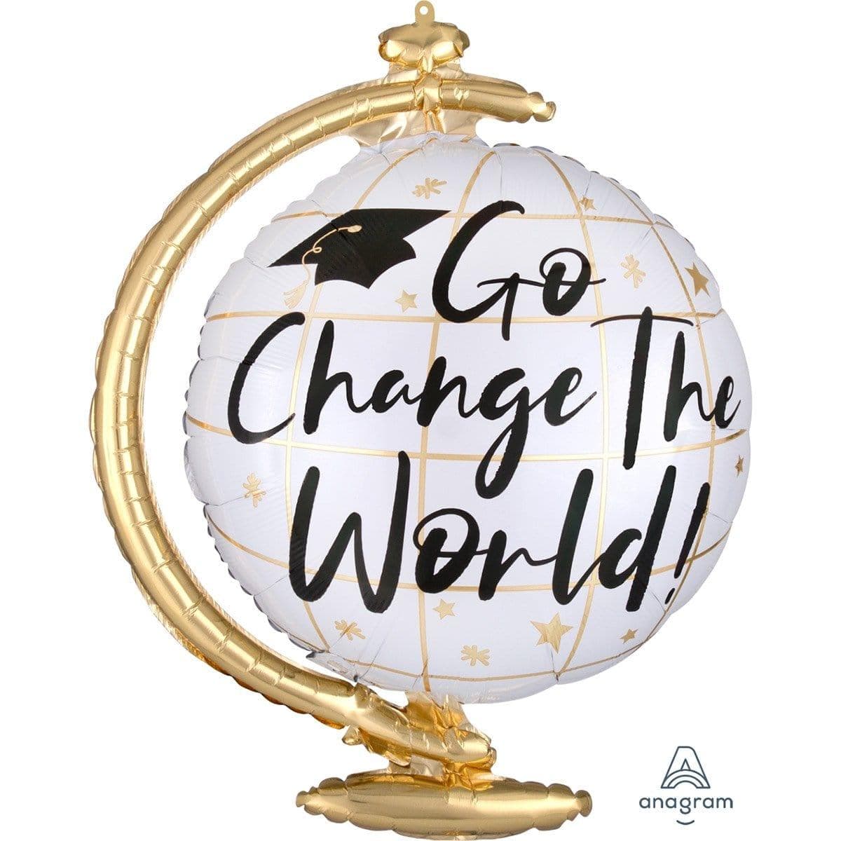 Buy Balloons Go Change The World Supershape Balloon sold at Party Expert